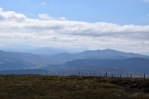 View from top of Meall Uaine over Dirnanean, Glenfearnte, Straloch and Tarvie